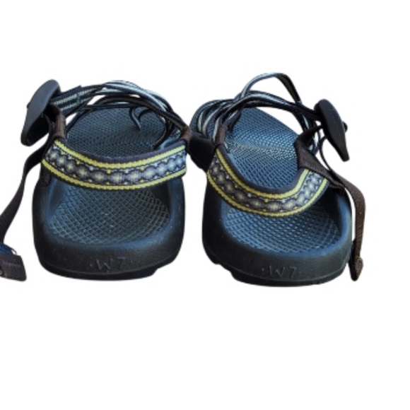 Chaco Z Cloud X Black Tan Athletic Hike Trail Walk Sandal Outdoor Shoe Women 7 - Picture 2 of 7